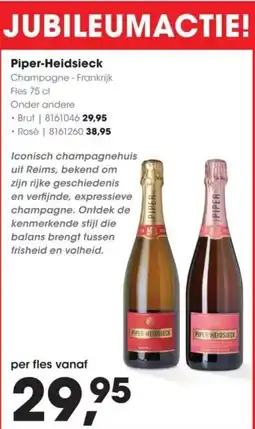 HANOS Piper Heidsieck aanbieding