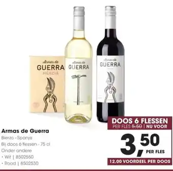 HANOS Armas de Guerra aanbieding