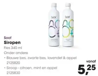 HANOS Soof Siropen aanbieding