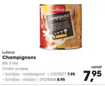 HANOS Lutèce Champignons aanbieding