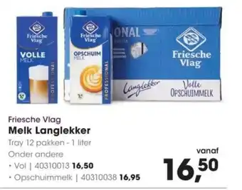 HANOS Friesche Vlag Melk Langlekker aanbieding