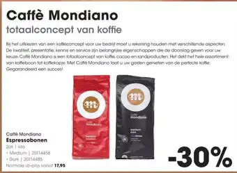 HANOS Espressobonen aanbieding