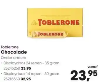 HANOS Toblerone Chocolade aanbieding