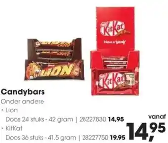 HANOS Candybars aanbieding