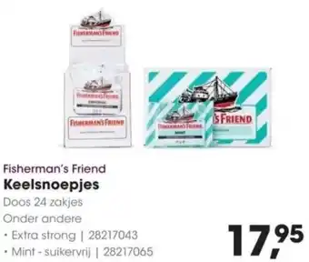 HANOS Fisherman's Friend Keelsnoepjes aanbieding