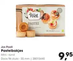 HANOS Jos Poell Pasteibakjes aanbieding