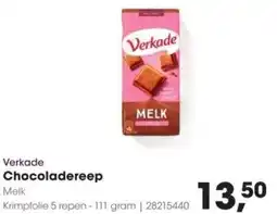 HANOS Verkade Chocoladereep aanbieding