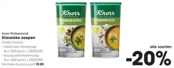 HANOS Knorr Professional Klassieke soepen aanbieding