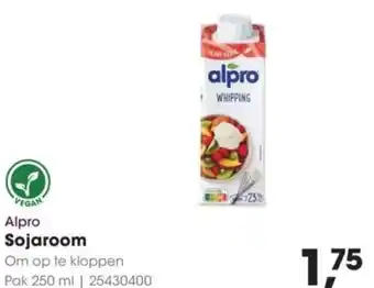 HANOS Alpro Sojaroom aanbieding