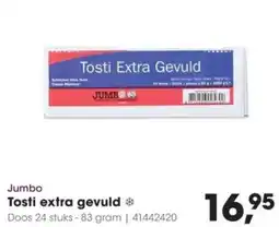 HANOS Jumbo Tosti extra gevuld aanbieding