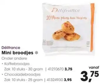 HANOS Délifrance Mini broodjes aanbieding