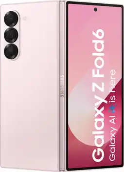 Coolblue Samsung Galaxy Z Fold 6 256GB Roze 5G aanbieding