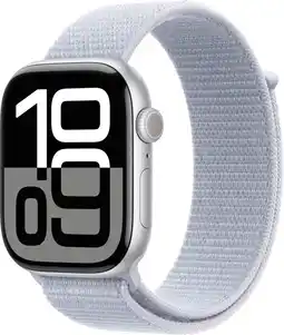 Coolblue Apple Watch Series 10 46mm Zilver Sport Loop aanbieding