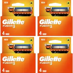 Albert Heijn Gillette Fusion5 navulmesjes 4-pack aanbieding