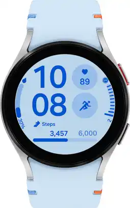 Coolblue Samsung Galaxy Watch FE Zilver/Blauw aanbieding