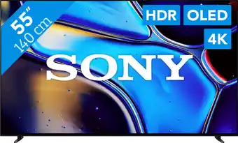 Coolblue Sony 55'' Bravia 8 OLED 4K (2024) aanbieding