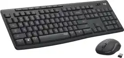 Coolblue Logitech MK295 Silent Draadloze Toetsenbord en Muis Zwart QWERTY aanbieding