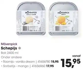 HANOS Mövenpick Schepijs aanbieding