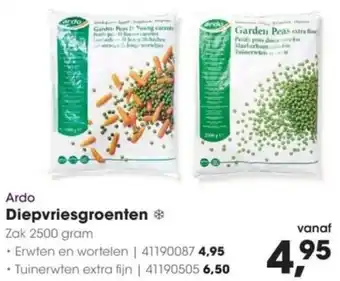 HANOS Ardo Diepvriesgroenten aanbieding