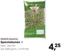 HANOS HANOS Selektie Sperziebonen aanbieding