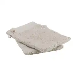 Leen Bakker Walra washand (set van 2) - kiezelgrijs - 16x21 cm - Leen Bakker aanbieding