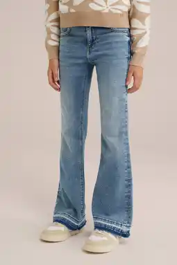 Wehkamp WE Fashion flared jeans used denim aanbieding