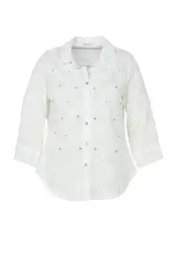 Wehkamp Paprika blouse ecru aanbieding