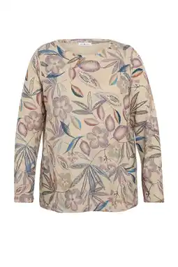 Wehkamp Paprika gebloemd top beige/paars/blauw aanbieding