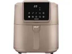 MediaMarkt Bourgini Slim Fit Health Fryer 8l Pure Heteluchtfriteuse Beige aanbieding