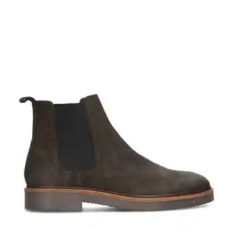 Wehkamp PS Poelman Hudson suède chelsea boots donkergrijs aanbieding