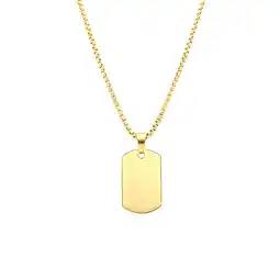 Douglas Lucardi Ketting Staal 65cm -goudkleurig aanbieding