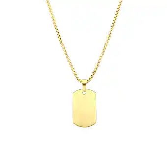 Douglas Lucardi Ketting Staal 65cm -goudkleurig aanbieding