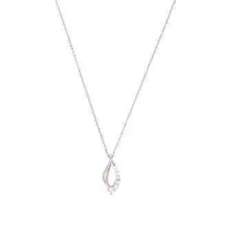 Douglas amor Ketting met hanger voor dames, 925 Sterling zilver, zirkonia synth aanbieding