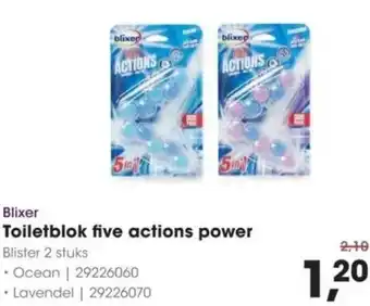 HANOS Blixer Toiletblok five actions power aanbieding