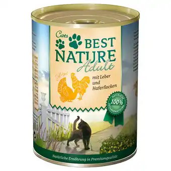 Zooplus 12x 400g Best Nature Cat Adult Gevogelte & Lever natvoer voor katten aanbieding