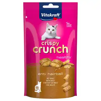 Zooplus 4x 60g Vitakraft Crispy Crunch met Malt Kattensnacks aanbieding