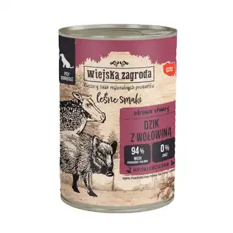 Zooplus Voordeelverpakking 24x400g Wiejska Zagroda Dog wild zwijn met rund natvoer voor honden aanbieding