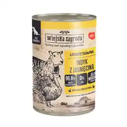 Zooplus Voordeelverpakking 24x400g Wiejska Zagroda Dog Kalkoen met lam natvoer voor honden aanbieding