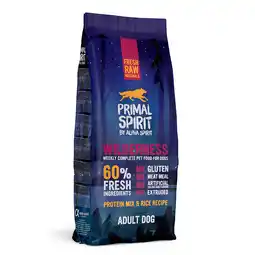 Zooplus 2x12kg 60% Wilderness Adult Primal Spirit Hondenvoer aanbieding