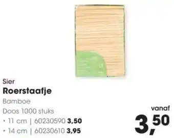 HANOS Sier Roerstaafje aanbieding