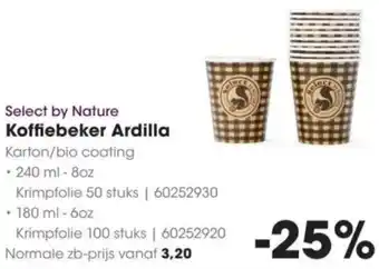 HANOS Select by Nature Koffiebeker Ardilla aanbieding