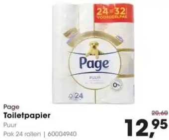 HANOS Page Toiletpapier aanbieding