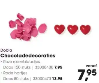 HANOS Dobla Chocoladedecoraties aanbieding