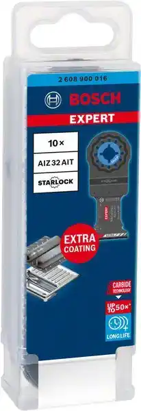 Bol.com Bosch Accessories 2608900016 EXPERT MetalMax AIZ 32 AIT Carbide Invalzaagblad 10-delig 10 stuk(s) aanbieding