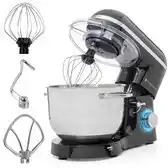 Bol.com KitchenBrothers Keukenmachine - Keukenrobot - 6L Mengkom - Keukenmixer - 1400W - Zwart aanbieding