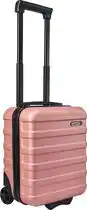 Bol.com CabinMax Handbagage Koffer - Reiskoffer 24L - Handbagage Trolley Wizz Air - 40x30x20cm - Roségoud aanbieding