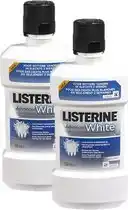 Bol.com Listerine Mondwater Advanced White 2 x 500 ml aanbieding