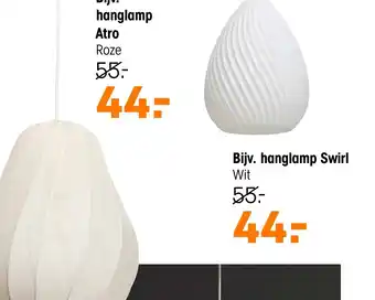 Kwantum Hanglamp Swirl aanbieding