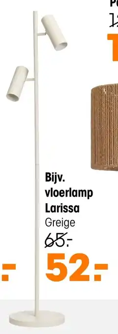 Kwantum Vloerlamp Larissa aanbieding