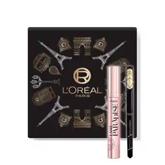 Wehkamp L'Oréal Paris Lash Paradise mascara + Superliner Perfect slim eyeliner - geschenkset aanbieding